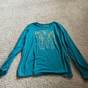 DESIGNOR BEJEWELED ELEPHANT TEE